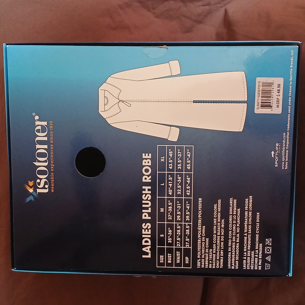 Isotoner Plush Robe - Picture 3 of 12